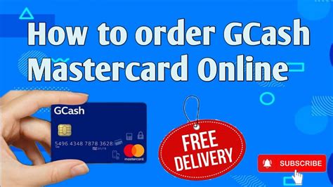 how to order gcash mastercard